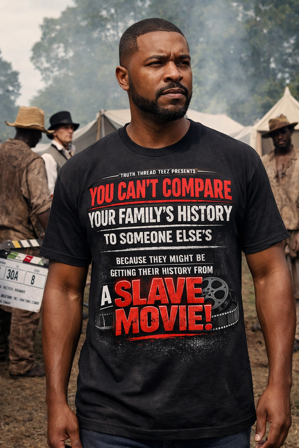 “You Can’t Compare Your Family’s History” Statement Tee