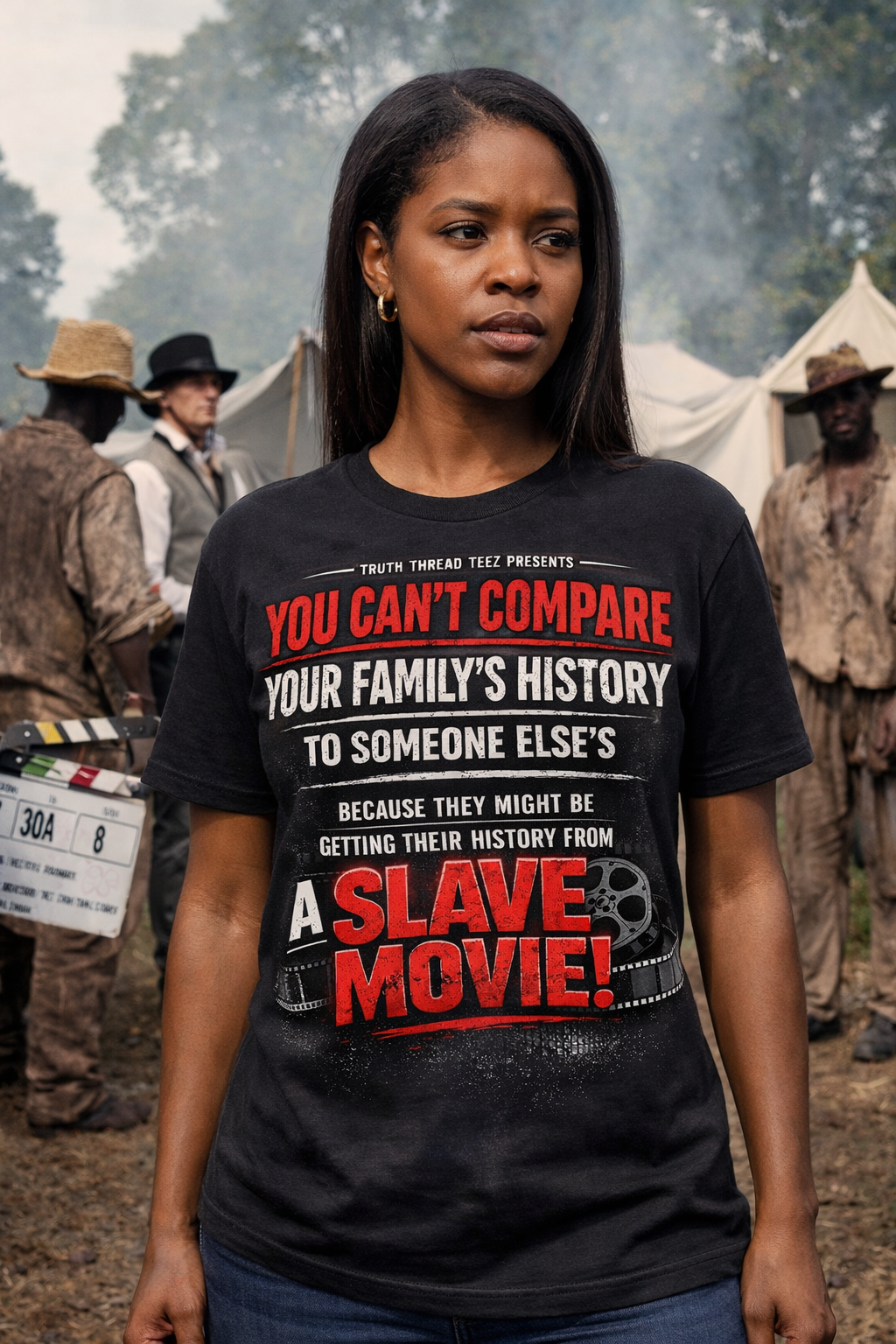 “You Can’t Compare Your Family’s History” Statement Tee