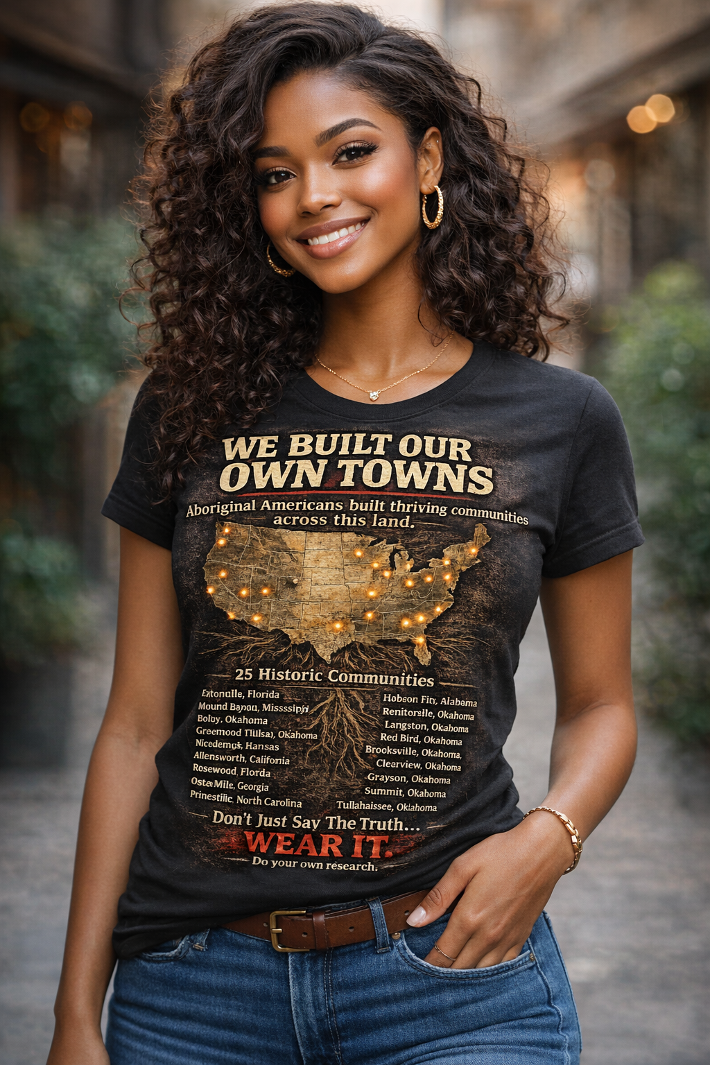 We Built Our Own Towns - tee