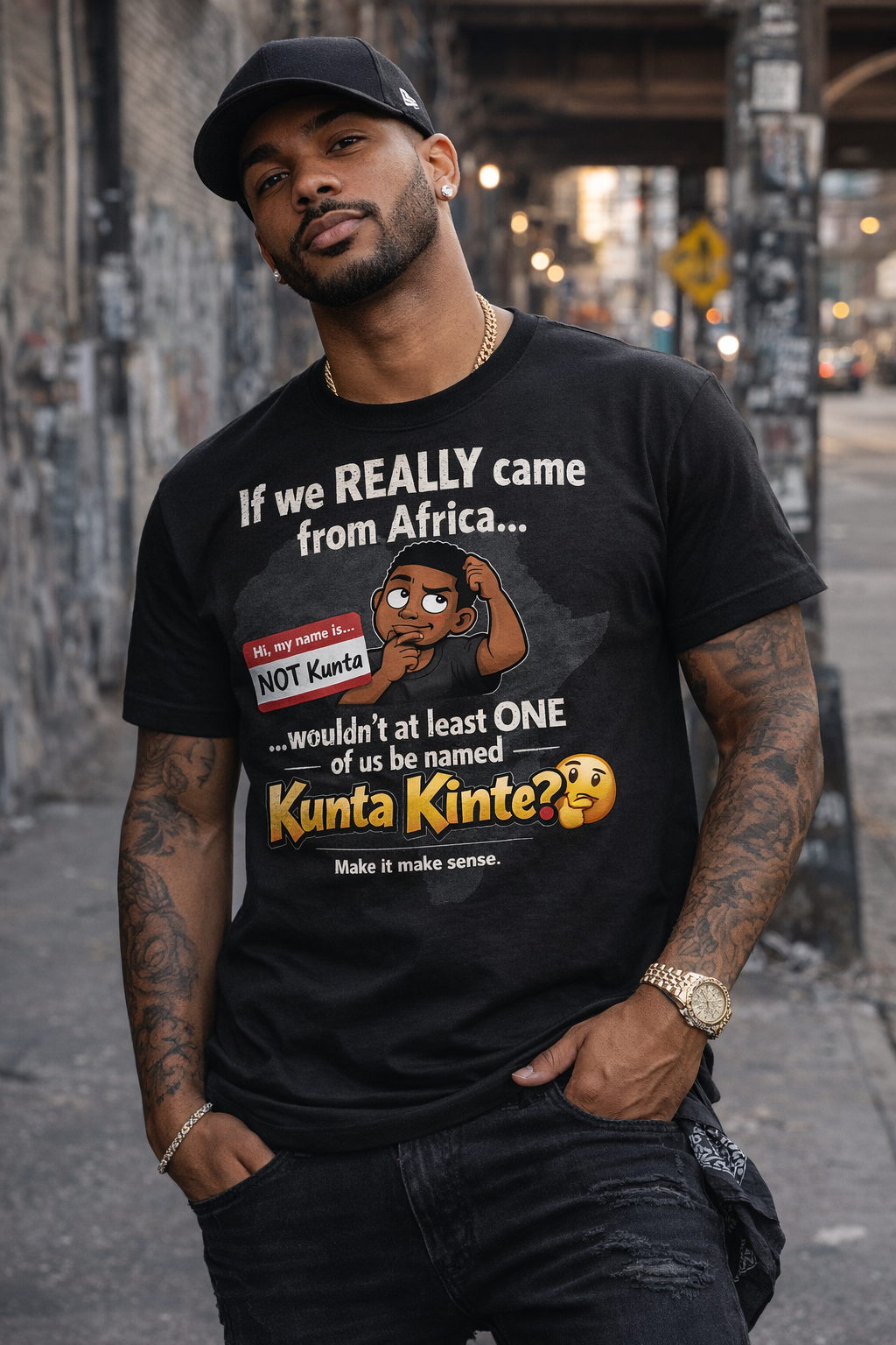 “If We Really Came From Africa…” T-Shirt