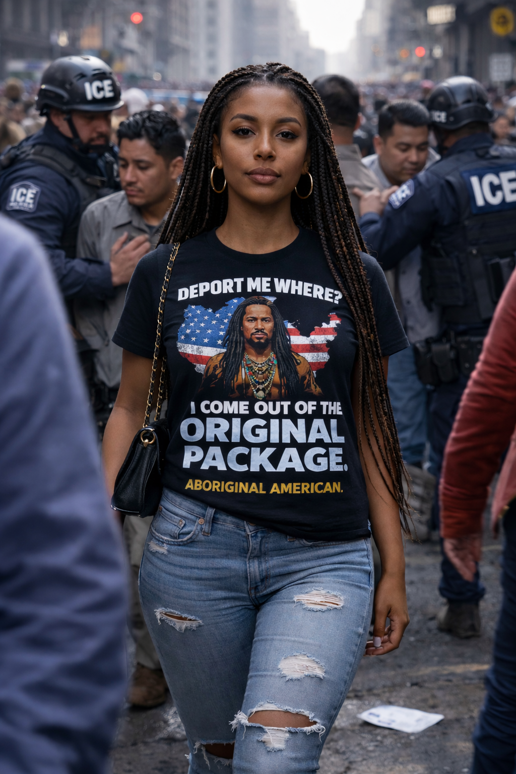 Original Package” Aboriginal American Statement Tee