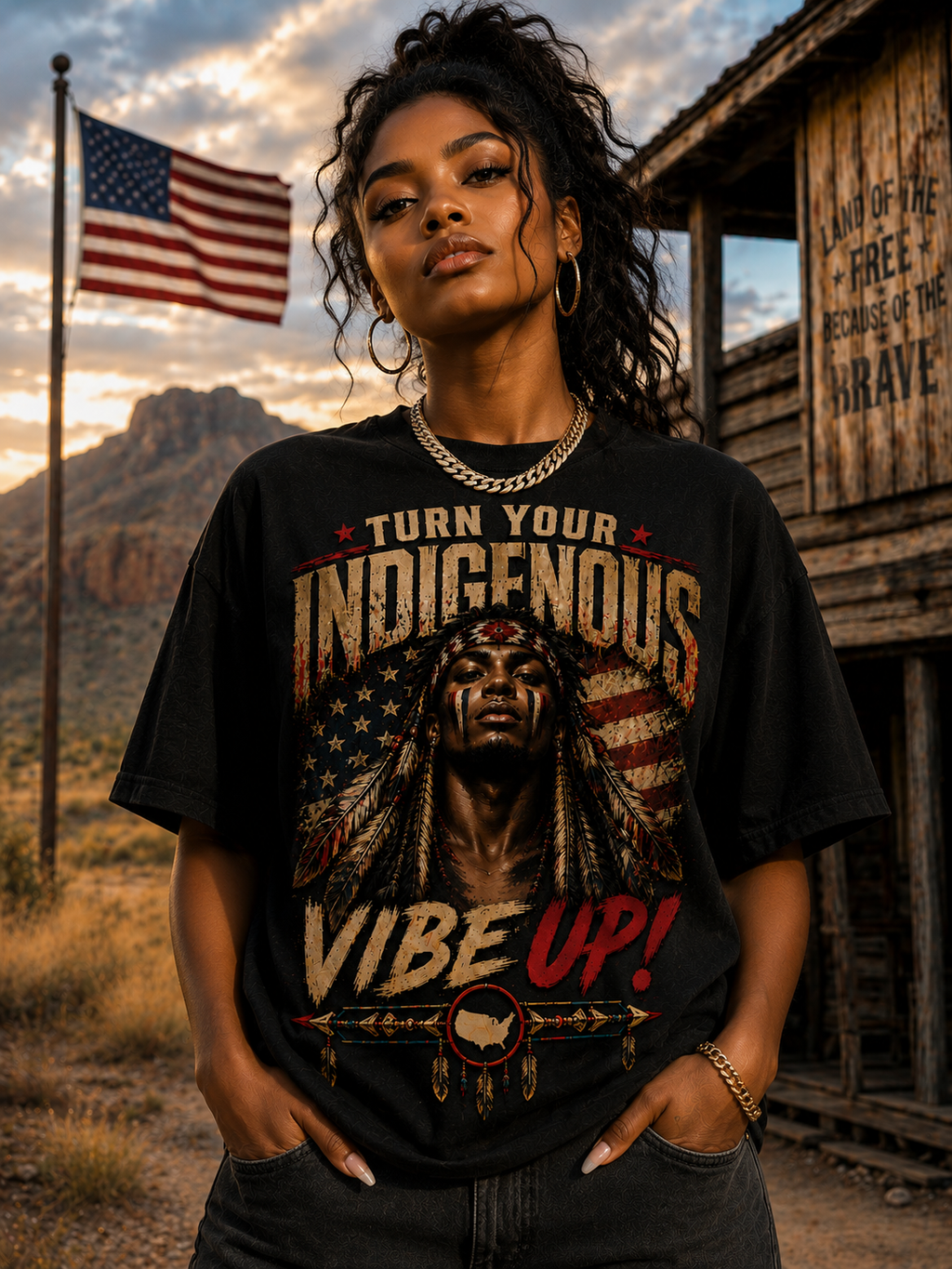 Turn Your Indigenous Vibe Up! – Truth Thread Teez
