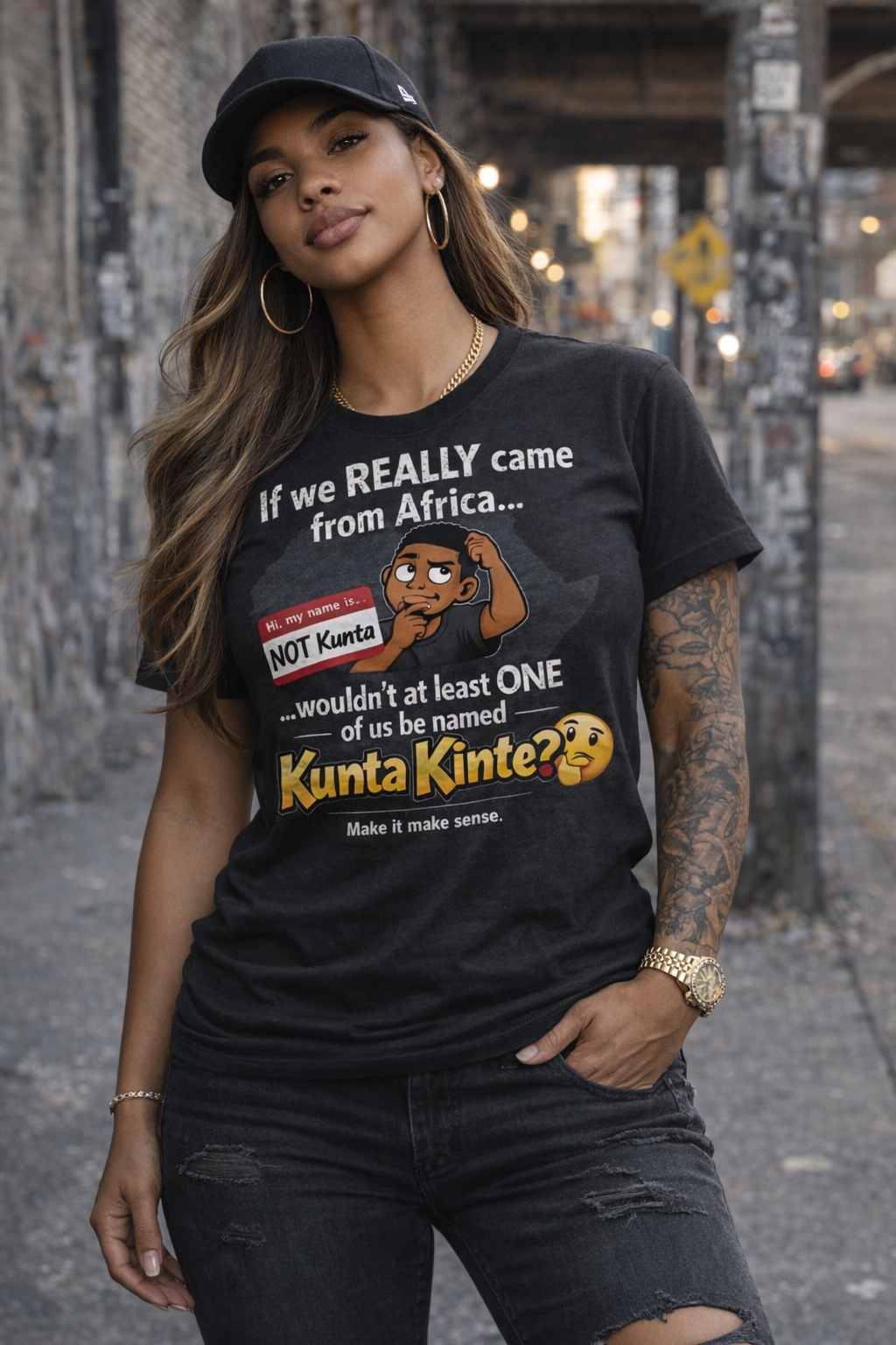 “If We Really Came From Africa…” T-Shirt