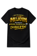 🖤 Melanin Wealth Statement T-Shirt – Bold Culture. Real Value.