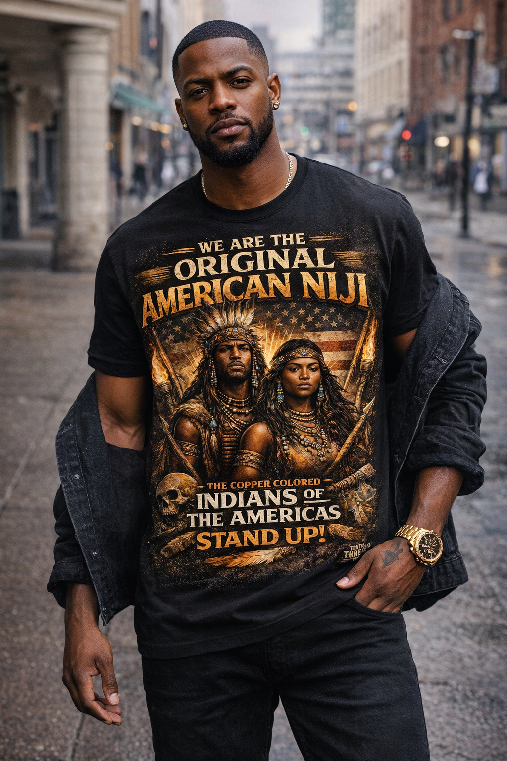 WE ARE THE ORIGINAL – American Niji Statement Tee