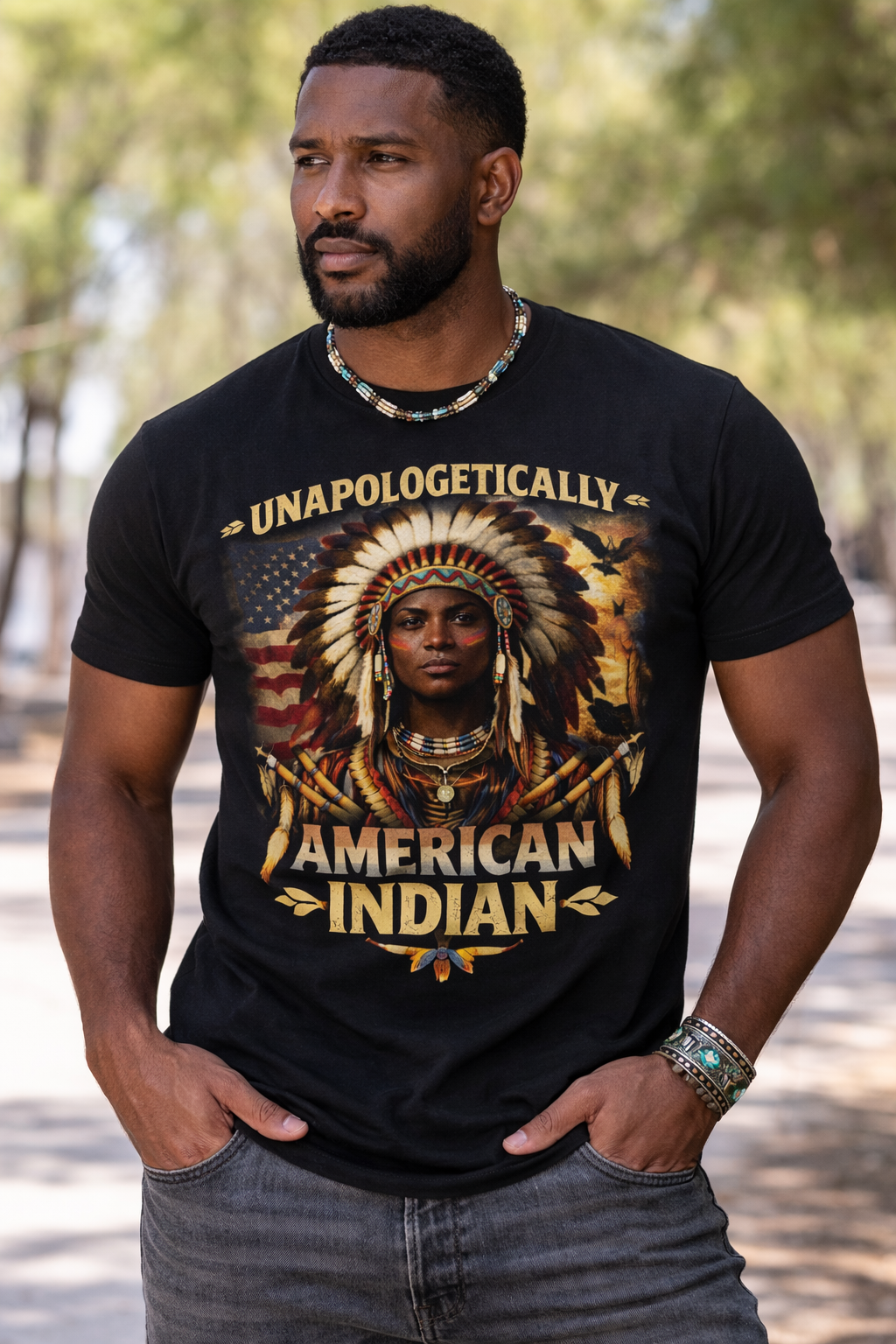 Unapologetically American Indian Tee
