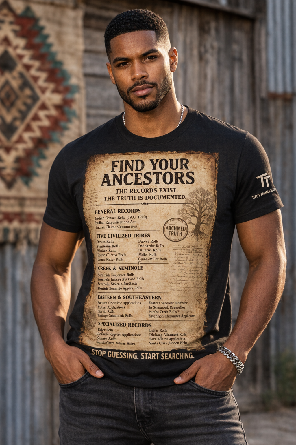 Find your ancestors the rolls tee
