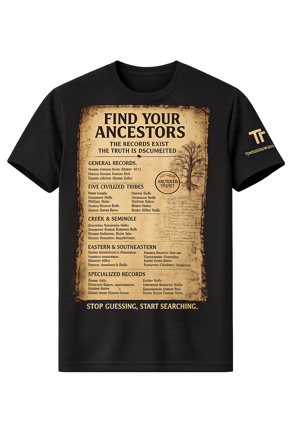 Find your ancestors the rolls tee