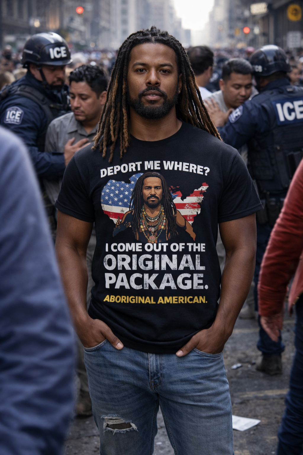 Original Package” Aboriginal American Statement Tee