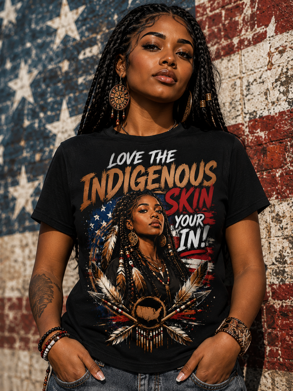 Love the Indigenous Skin you're in tee