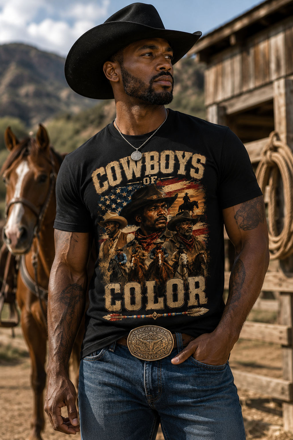 Cowboys of Color tee